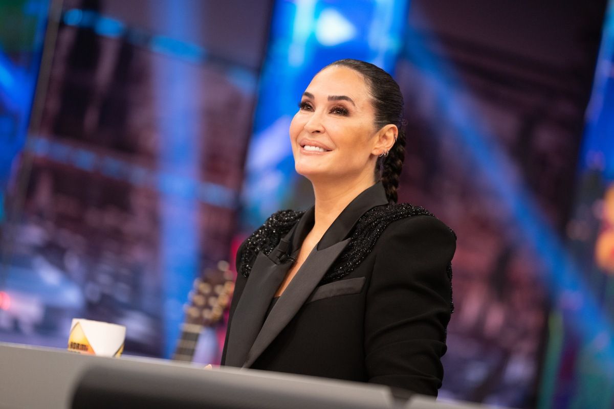 Vicky Martín Berrocal con un look monocolor en El Hormiguero