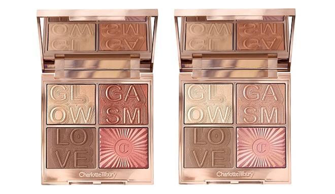 Las paletas iluminadoras 'Glowgasm', by Charlotte Tilbury