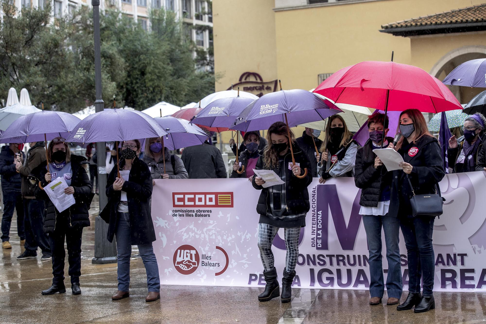 Las mujeres sindicalistas reclaman en Palma políticas de igualdad
