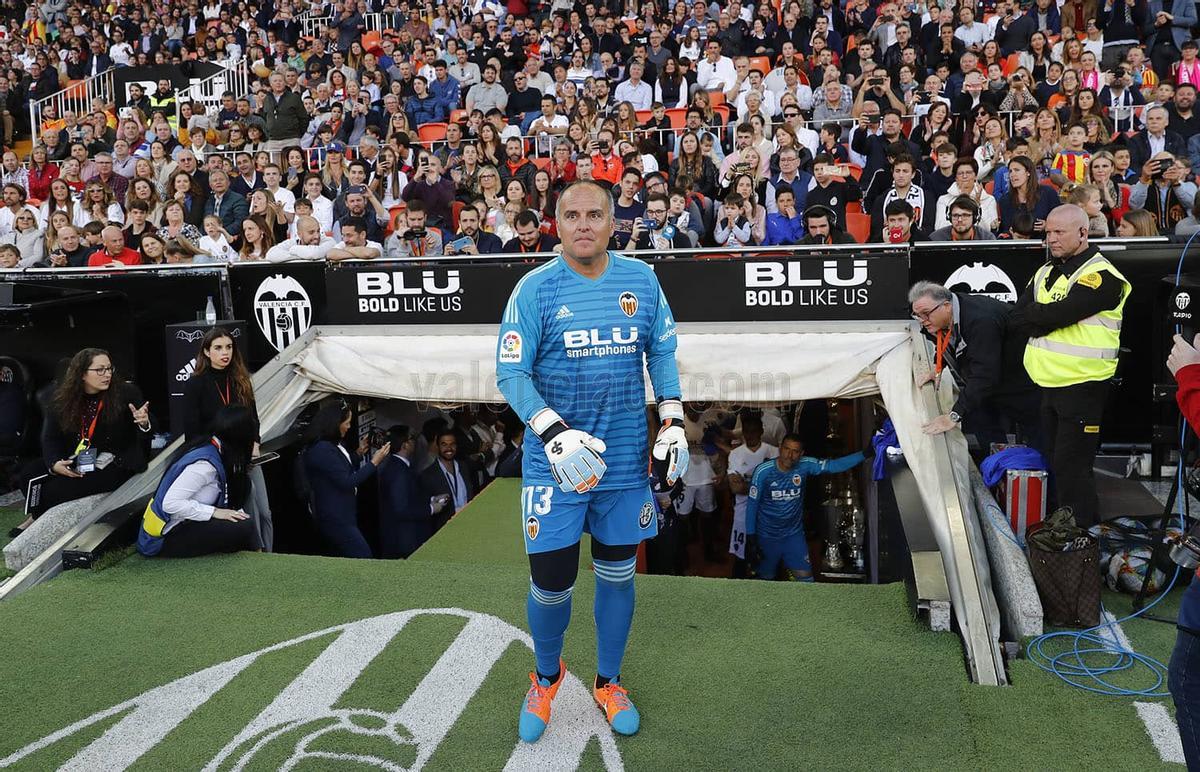 Jorge Bartual, en los actos del Centenairo del club en 2019