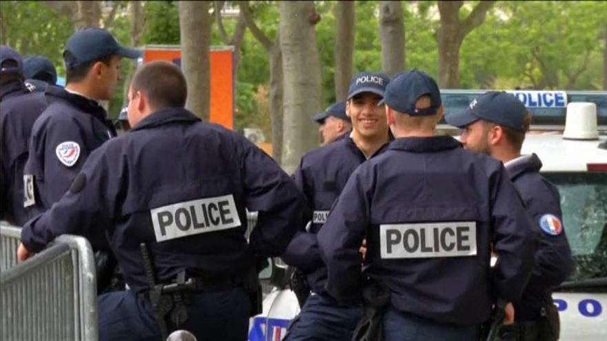 Seguridad máxima en Paris de cara al encuentro de esta noche entre Francia e Islandia