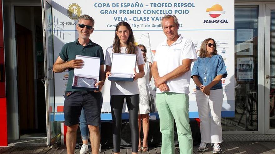 Pablo e Isabel Cabello, en la entrega de premios de la Copa de España.