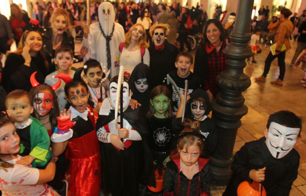 Celebración de Halloween en el Centro de Málaga