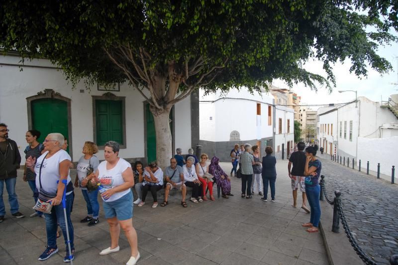 05-07-18. LAS PALMAS DE GRAN CANARIA. Colectivos de El Risco (Risco de San Nicolás, San Bernardo y San Lázaro) se congregarán con el objeto de anunciar a la opinión pública su posición respecto las actuaciones que el Ayuntamiento de Las Palmas de Gran Canaria está promoviendo en el barrio. FOTO: JOSÉ CARLOS GUERRA.  | 05/07/2018 | Fotógrafo: José Carlos Guerra