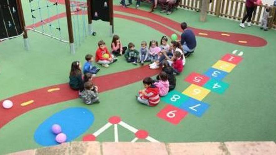 El parc infantil de Garrigàs dissenyat pels nens.