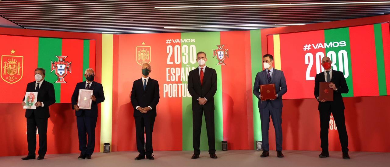 España y Portugal presentan la candidatura al Mundial 2030