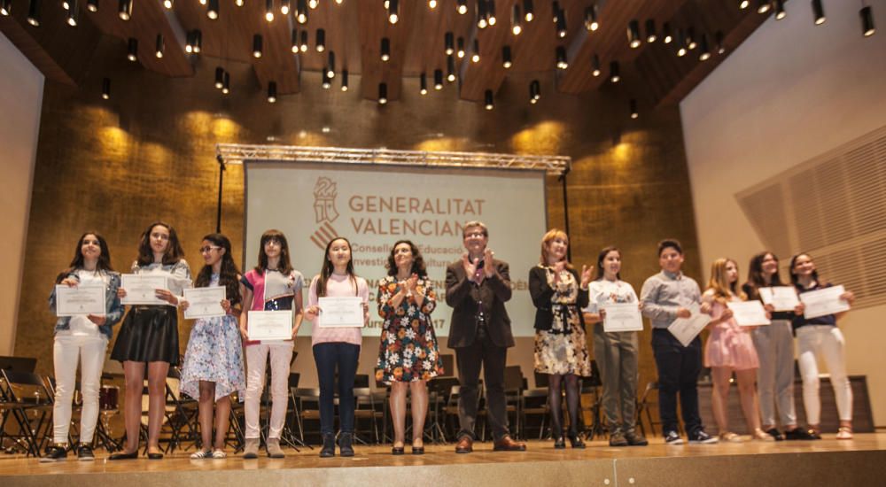 Estos son los alumnos de matrícula de honor de Primaria en la provincia de Alicante