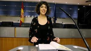 Alexandra Fernández, portavoz de En Marea en el Congreso.