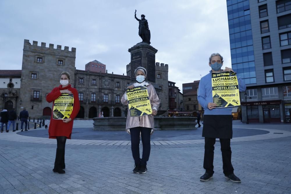 Los hosteleros de Gijón se ponen en marcha