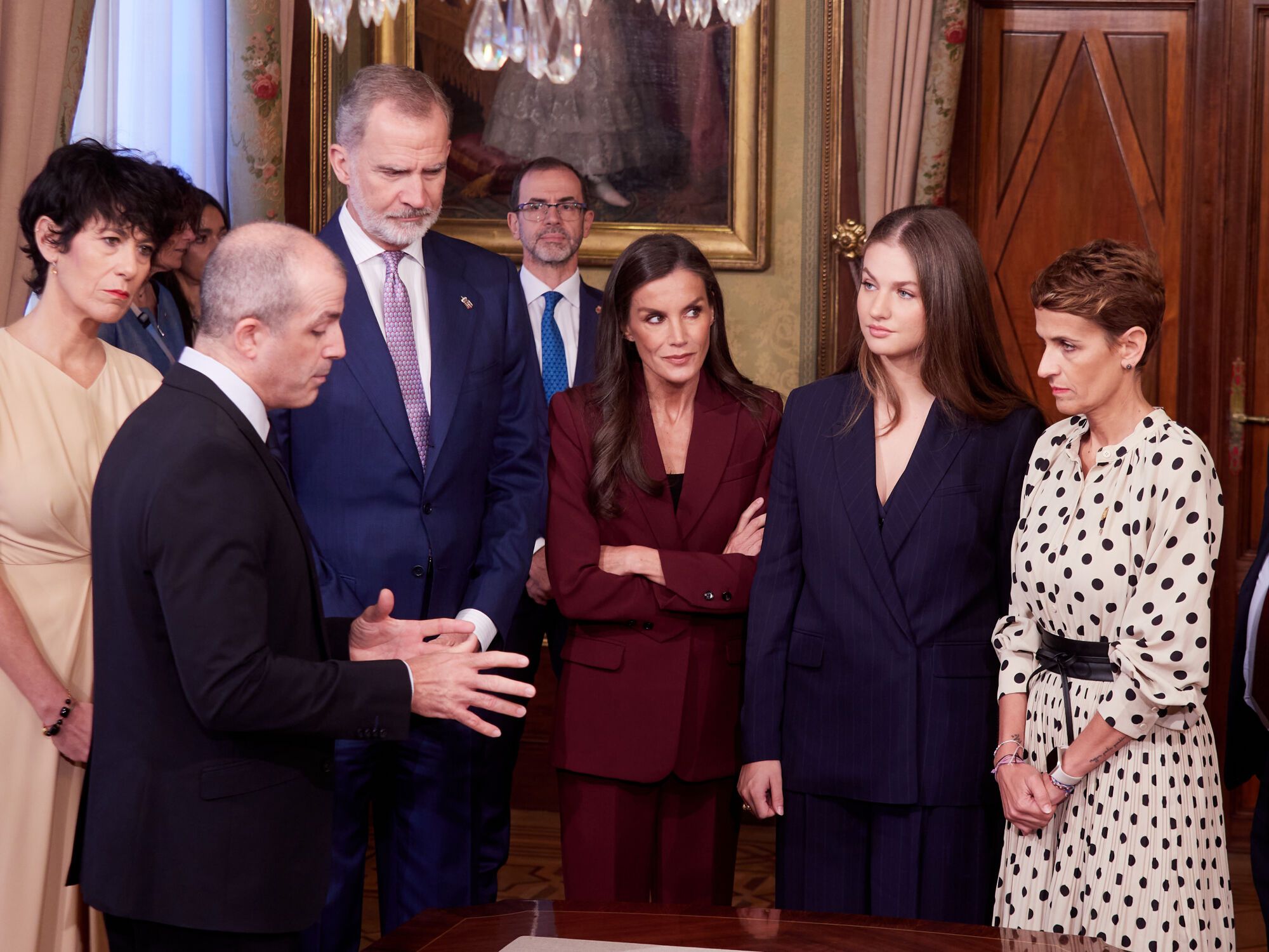 EN IMÁGENES: Leonor se da un baño de multitudes en su estreno como Princesa de Viana