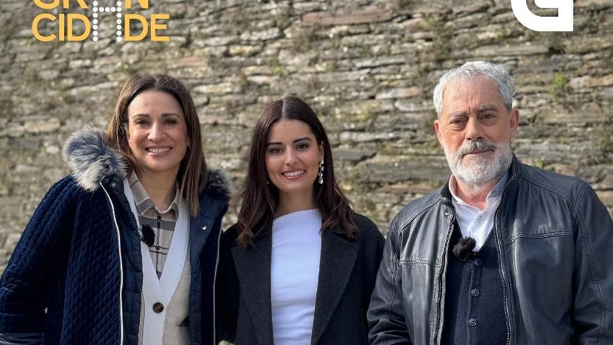 Silvia Jato, Noelia Rey e Carlos Blanco visitan Lugo con «A miña gran cidade»