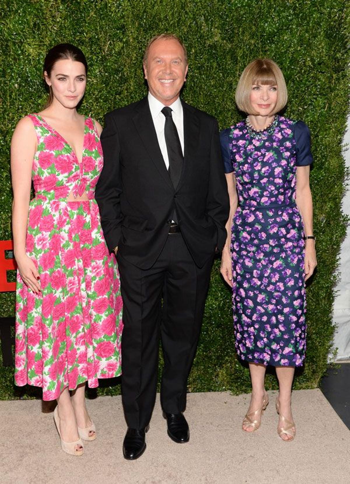 Bee Shafer, Michael Kors y Ana Wintour