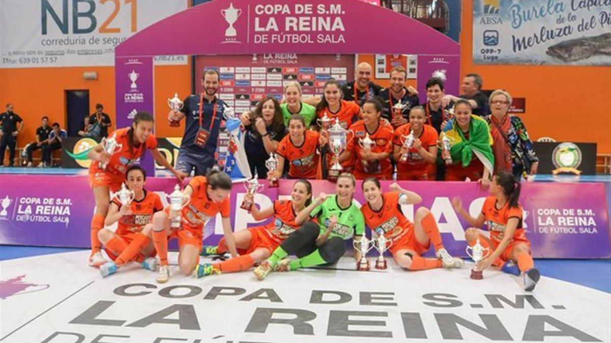 El Burela FS se proclamó campeón de la Copa de la Reina