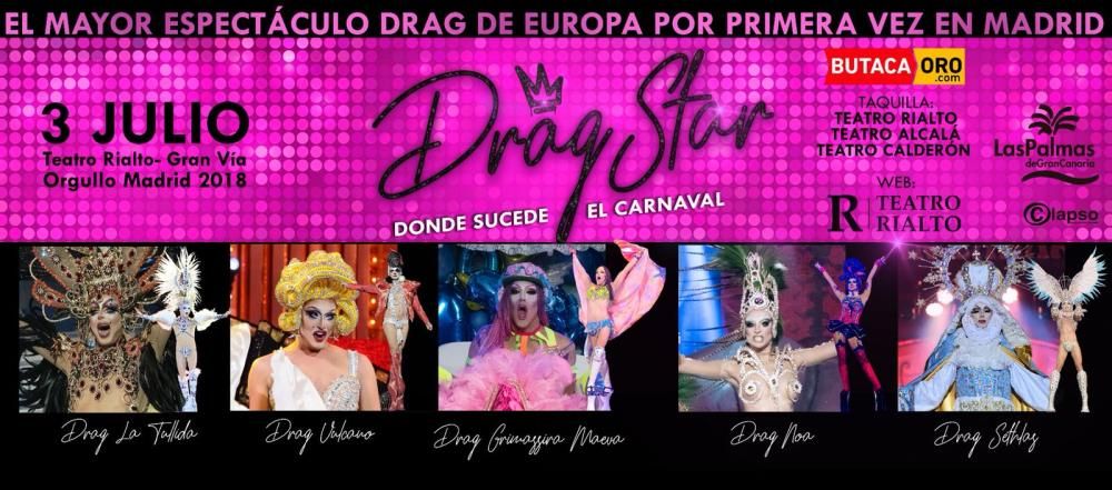 La Gala Drag desembarca en la fiesta del Orgullo Gay de Madrid