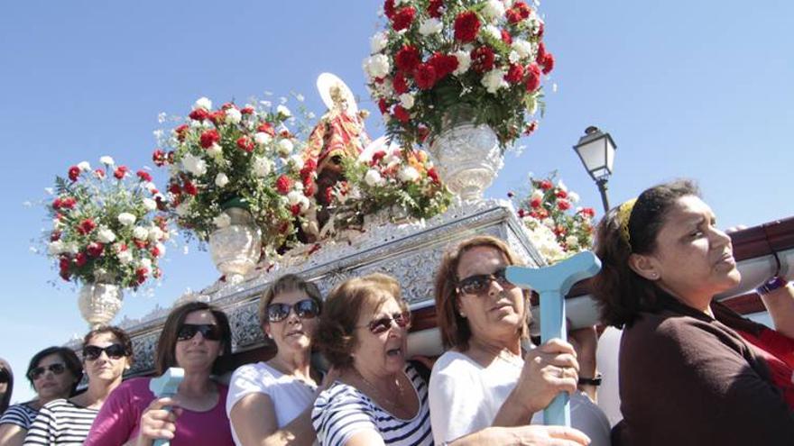 Los empresarios de la plaza Mayor venden un 40% más en el novenario