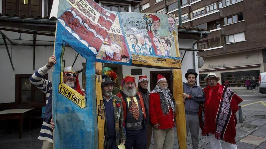 El Santo Entierro pregona la cercanía del Antroxu