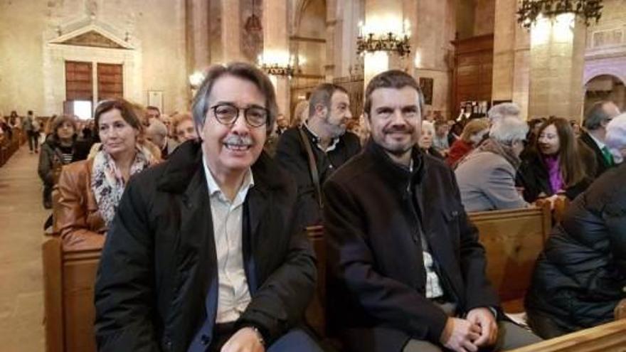 Xavier Pericay junto a Marc PÃ©rez-Ribas, portavoz y candidato de Ciudadanos respectivamente.