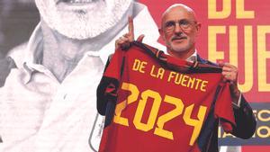 De la Fuente, en la presentación como nuevo seleccionador español.