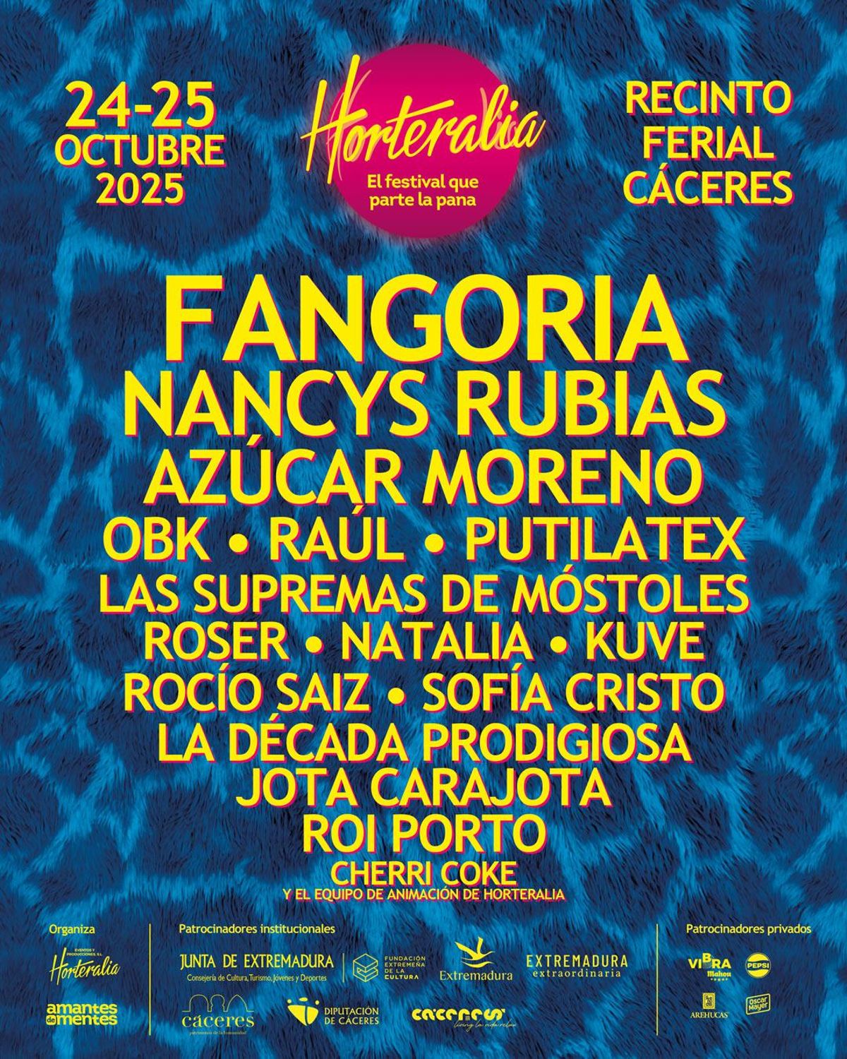 Cartel de Horteralia 2025.