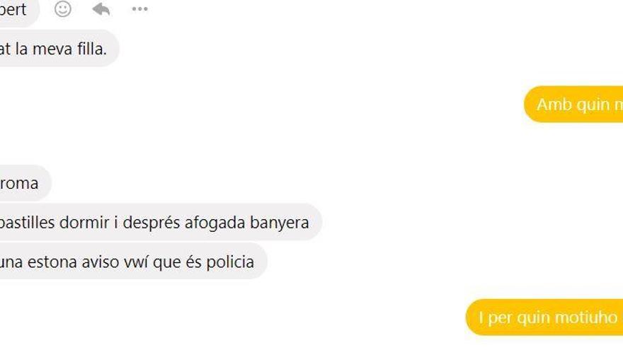 La dona que va ofegar la filla va confessar els fets una estona abans a un periodista de Diari de Girona