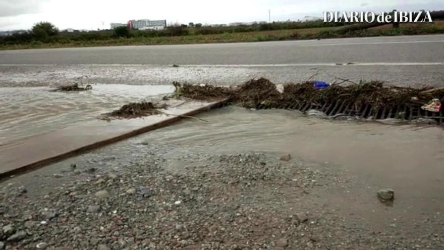 Vertido de fecales en el Parque Natural de ses Salines por la lluvia