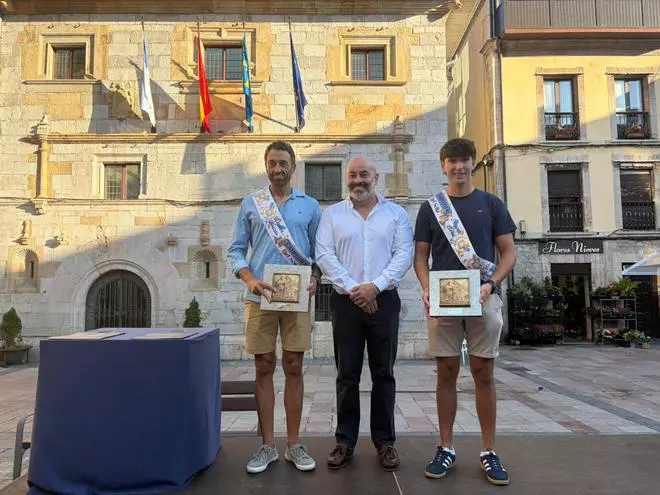 Homenaje a los ganadores del Descenso del Sella en Ribadesella