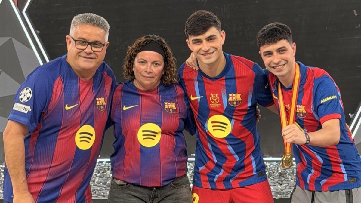 La tradición de Pedri: Así celebra con su padre si gana una final