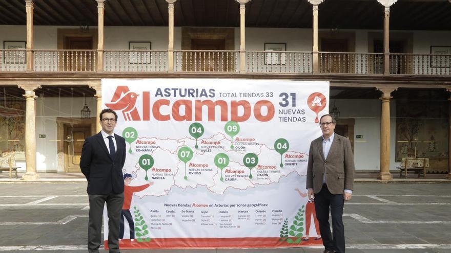 Alcampo abre supermercados en Avilés, Pravia, Castrillón y Muros de Nalón