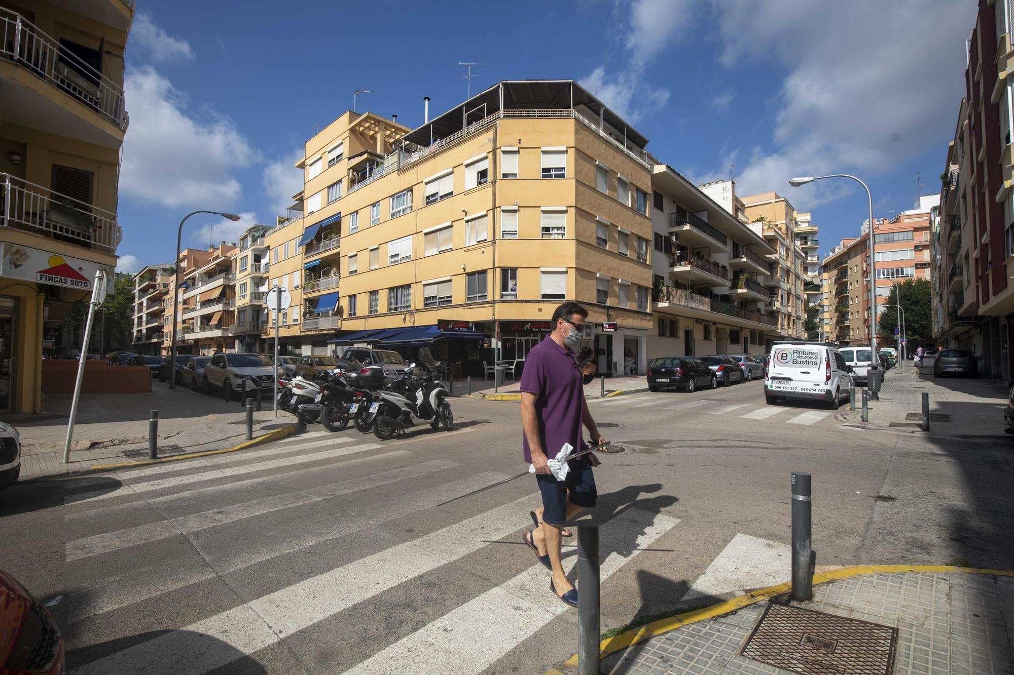 Tranquilidad fuera de lo normal en la zona confinada de Arquitecte Bennàssar