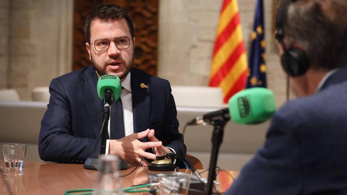 Aragonès ve "diferente" la causa de Borràs de las del 1-O y si fuera de ERC se apartaría