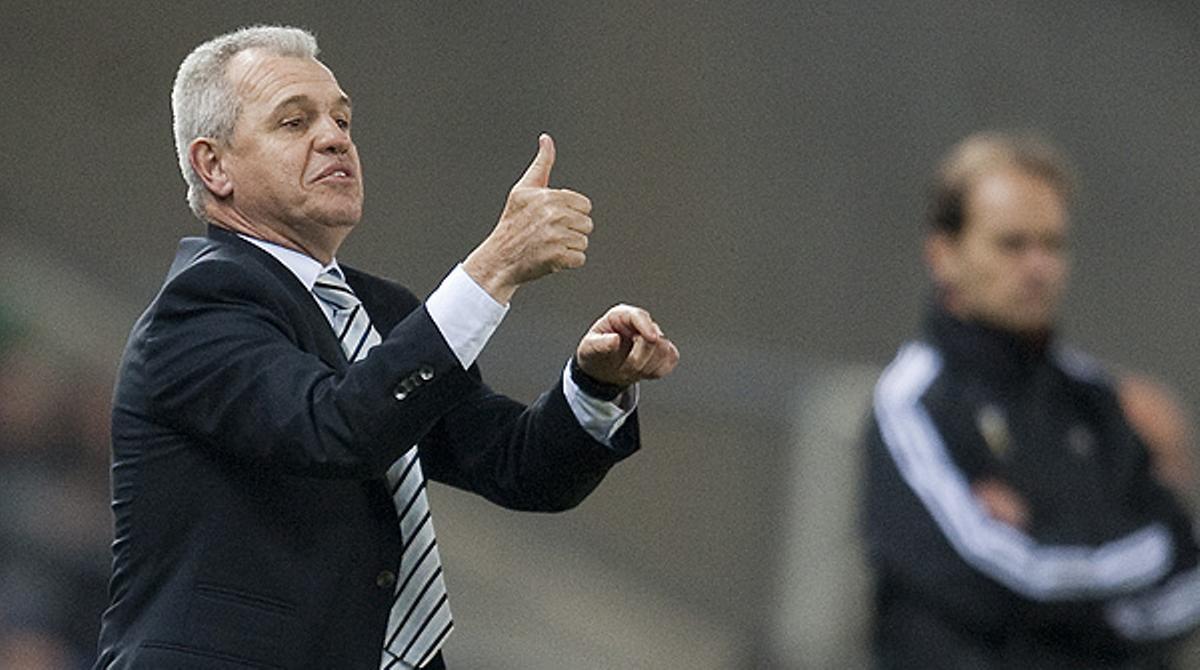 El tècnic blanc-i-blau analitza la victòria del seu equip davant el Betis.