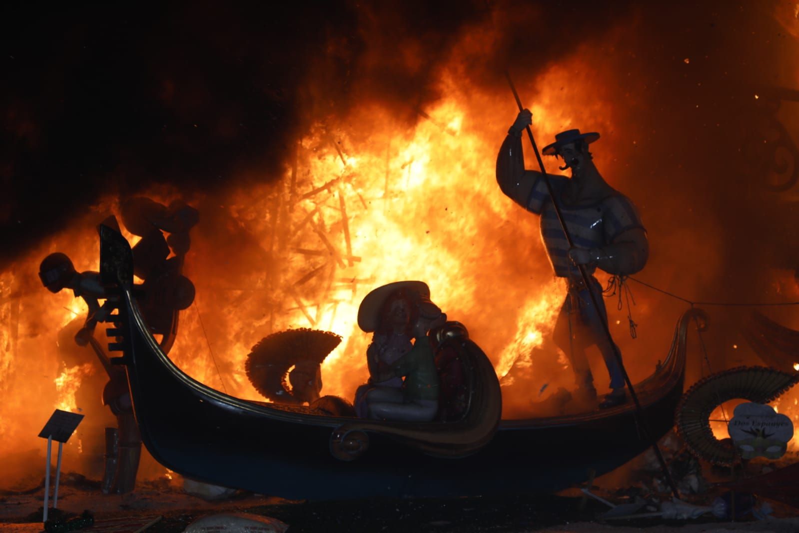 La Cremà de Convento Jerusalén, la falla del primer premio