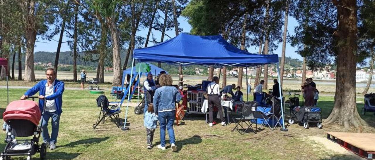 Una de las carpas de concurso de A Toxa. |   // FARO