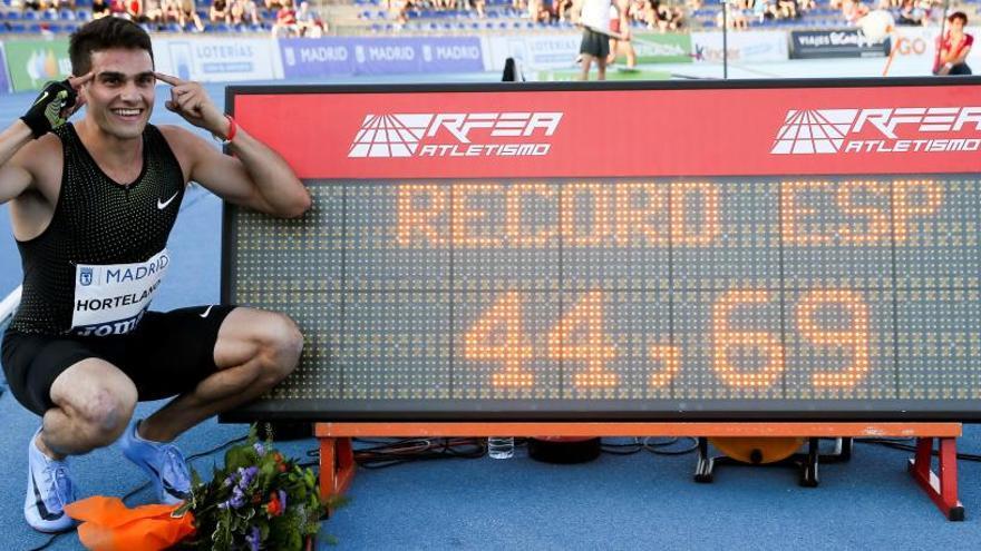 Hortelano pulveriza el récord de España de 400 metros