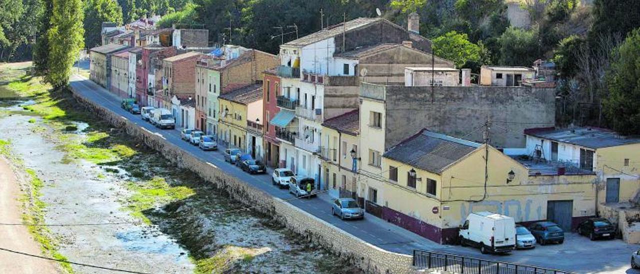 Vista actual de Cantereria,
que próximamente se
convertirá en un parque
inundable. Perales Iborra