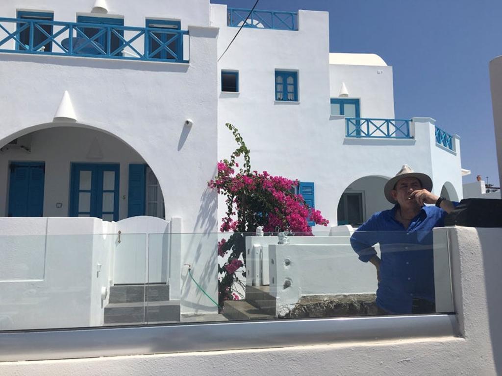 En Santorini, Grecia