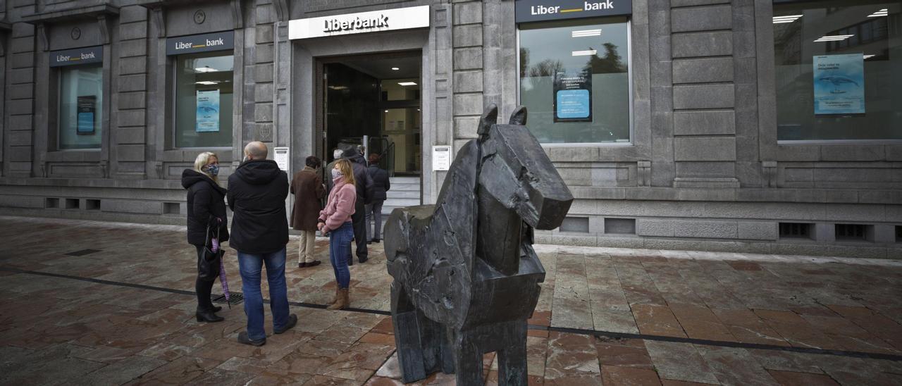 Sede de Liberbank en Oviedo.
