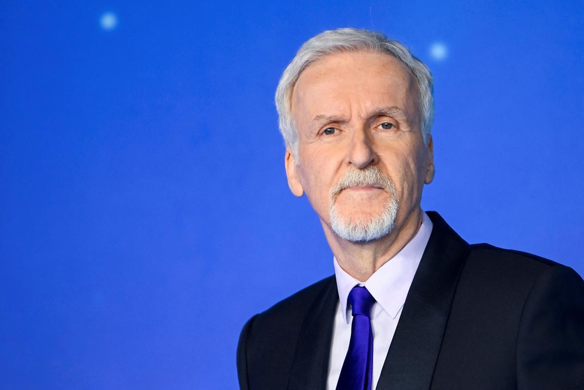 James Cameron en la première de la película, este lunes en Londres. 