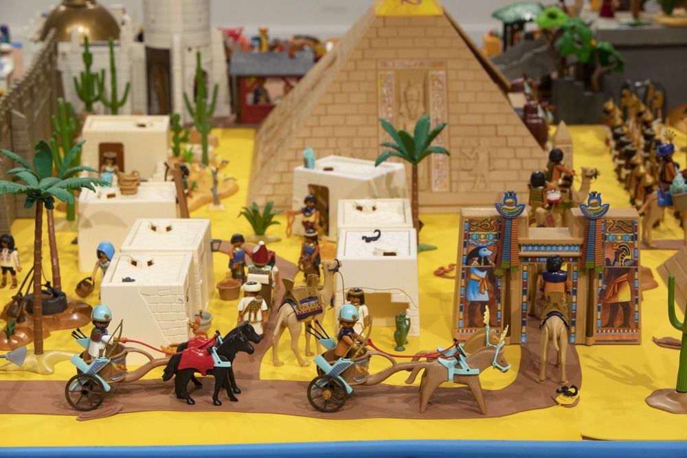 Así es el Belén hecho con figuras de Playmobil en Puçol