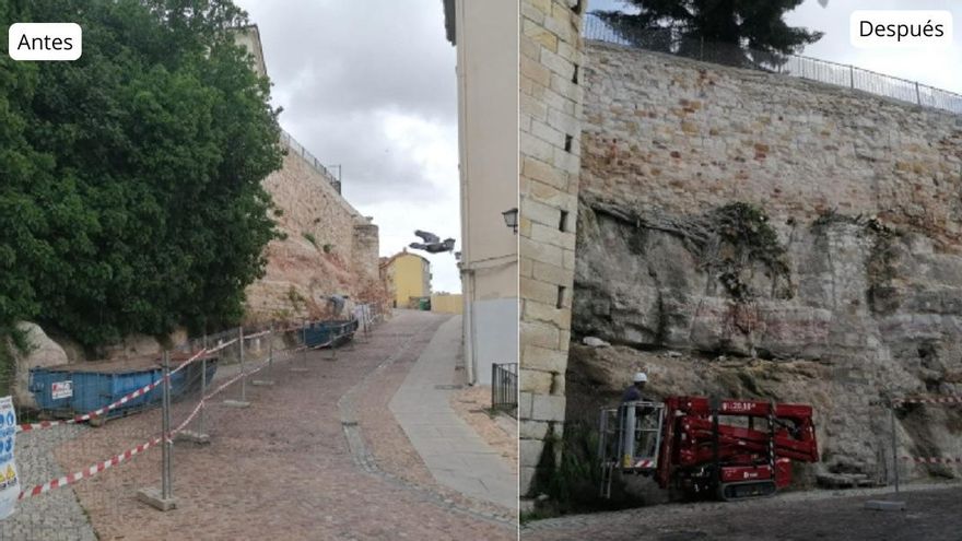El antes y el después.