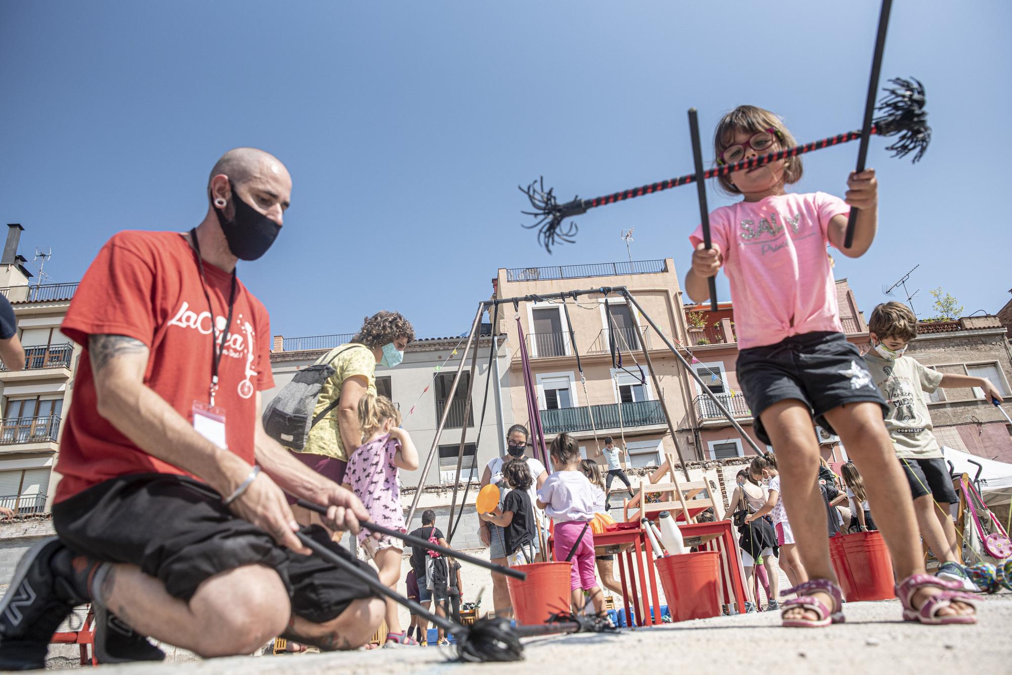 Espectacle de circ al Festivalet de Manresa