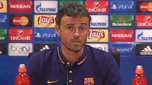 Luis Enrique se cansa de las preguntas sobre el incidente de Halloween