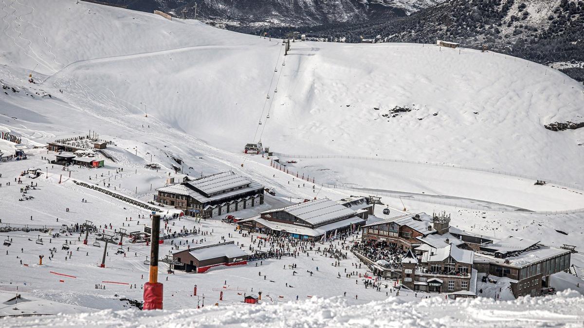 Imagen de la estación de esquí de Sierra Nevada.