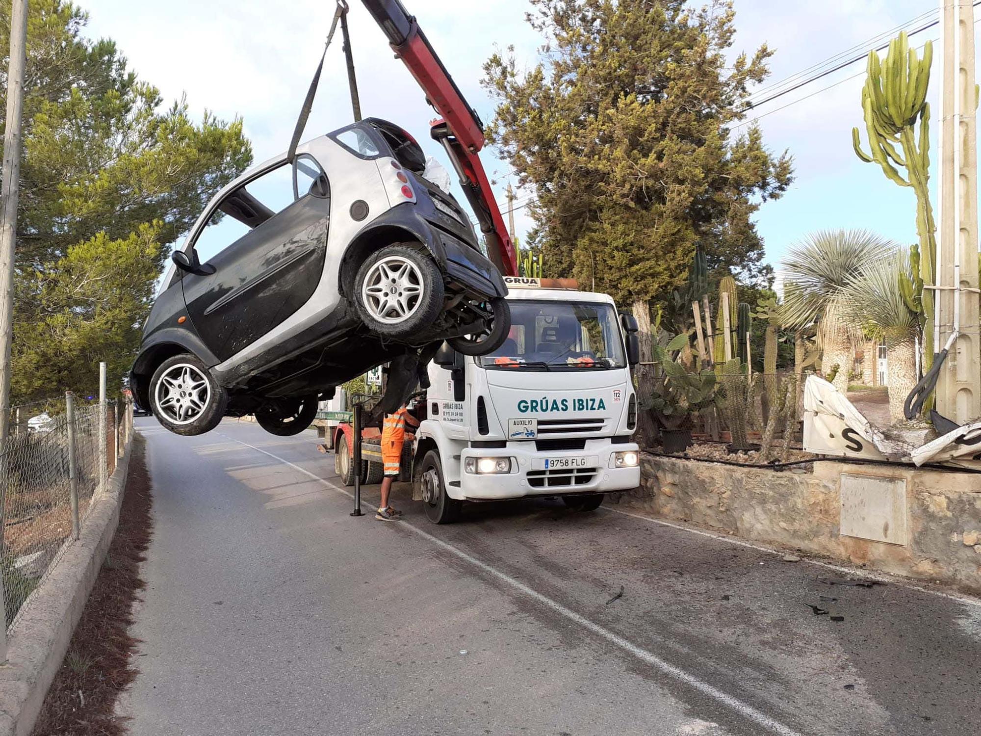 Accidente de tráfico carretera Porroig