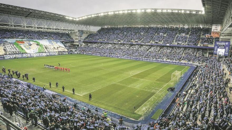 El Oviedo calienta el Tartiere