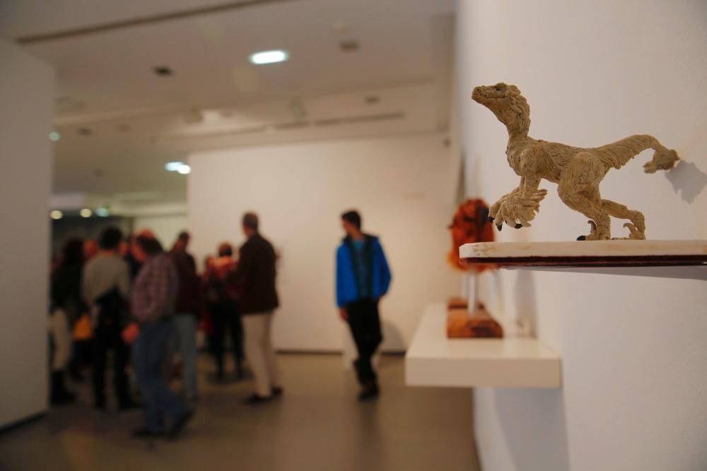 Trabajos de la Escuela de Arte de Oviedo expuestos en la sala Borrón