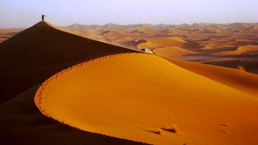 El desierto de Erg Chebbi, en Merzouga.