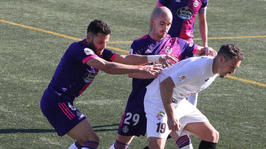 Una imagen del partido Peña Deportiva - Valladolid.