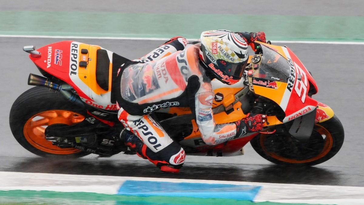 Márquez consiguió la pole en Motegui