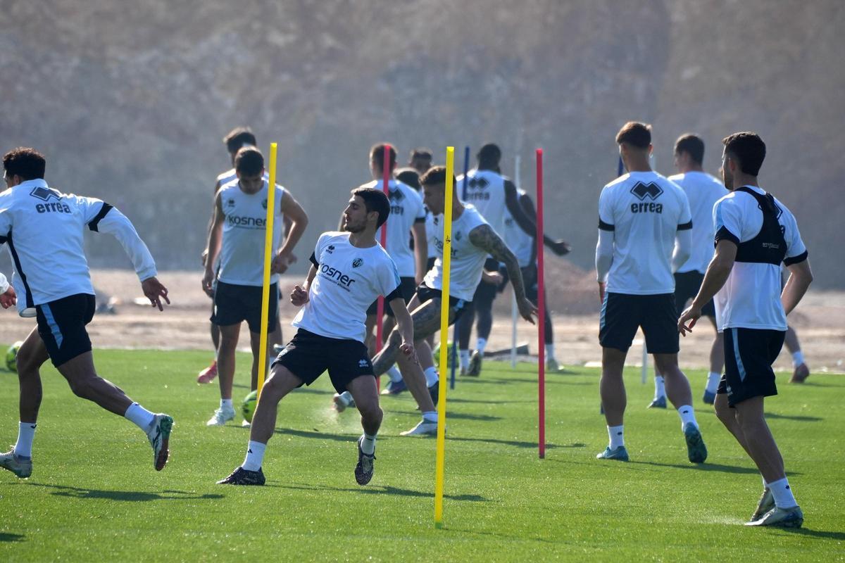Gerenabarrena, entrenando con el CD Castellón.